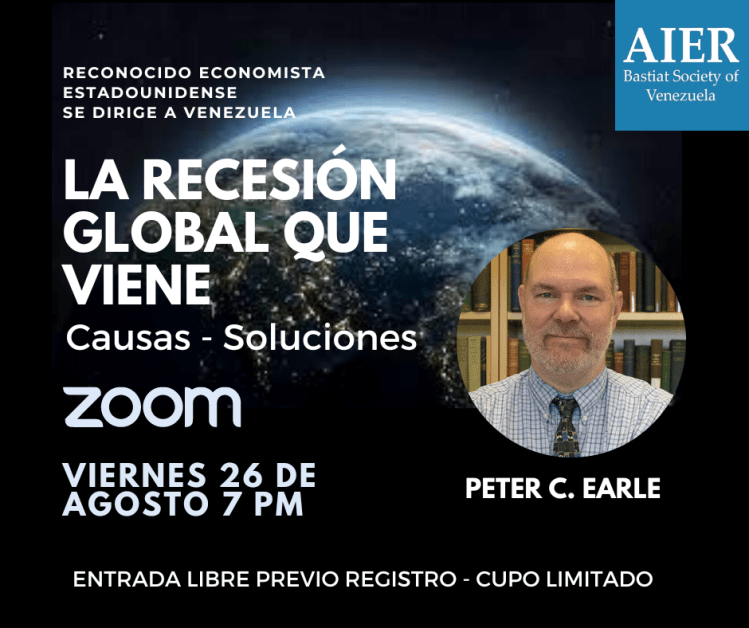 La Recesión Global que Viene – Evento Gratuito&nbsp;ZOOM